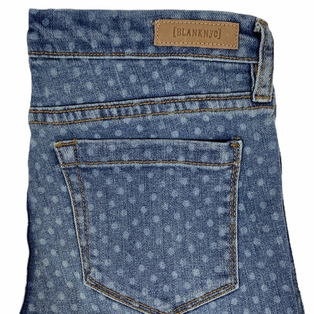 BLANK NYC POLKA DOT SKINNY JEANS (BIG GIRLS)